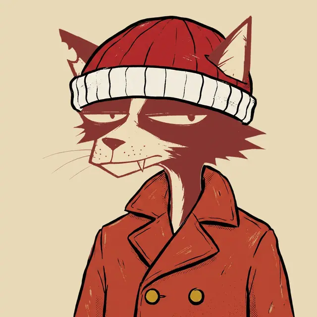 Broker #1350, a screenprinted alley cat.