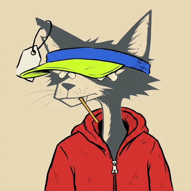 Broker #1360, a screenprinted alley cat.