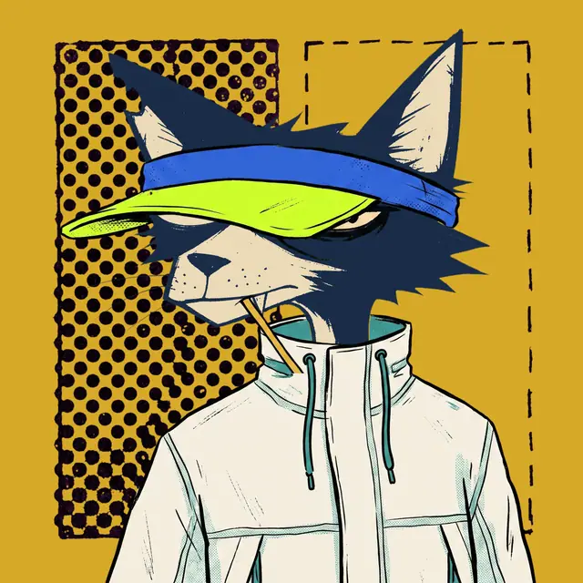 Broker #1368, a screenprinted alley cat.