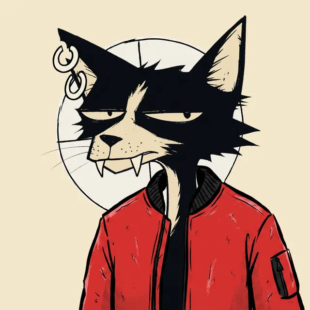 Broker #1369, a screenprinted alley cat.