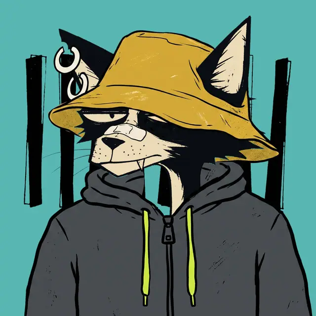 Broker #0137, a screenprinted alley cat.