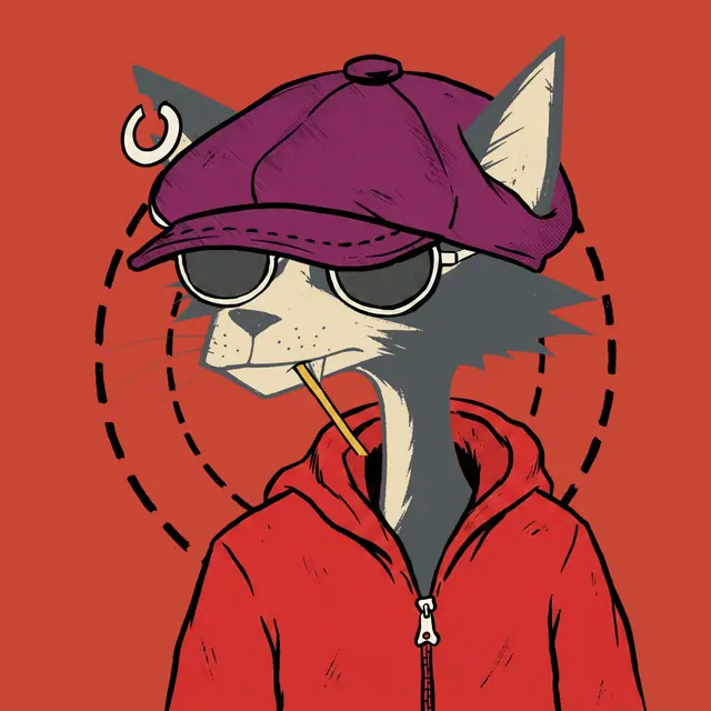 Broker #1370, a screenprinted alley cat.