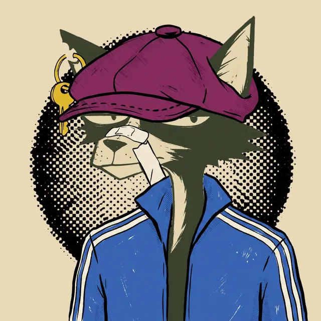Broker #1376, a screenprinted alley cat.