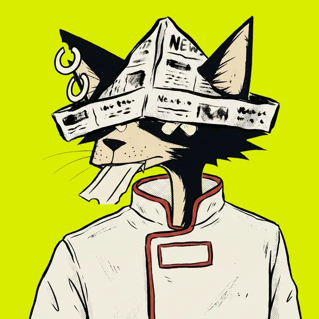 Broker #1386, a screenprinted alley cat.