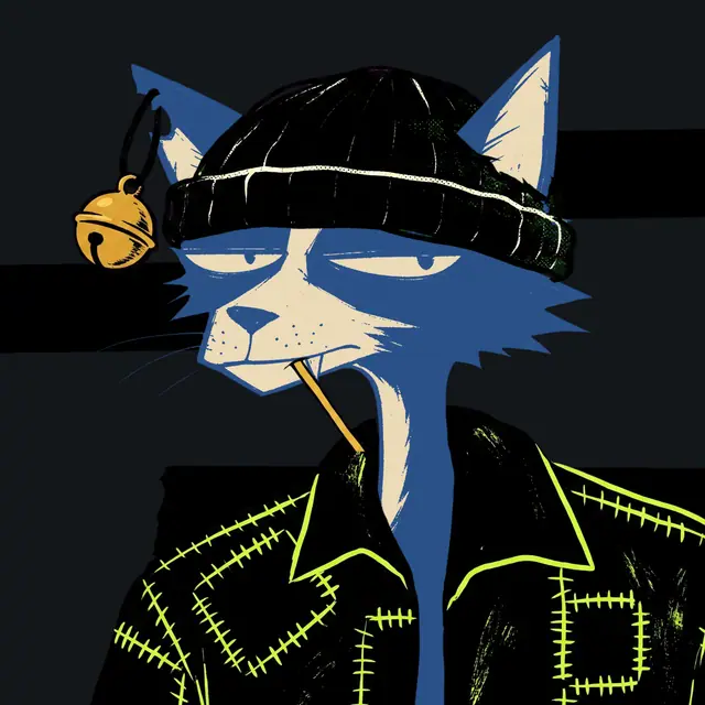 Broker #0139, a screenprinted alley cat.