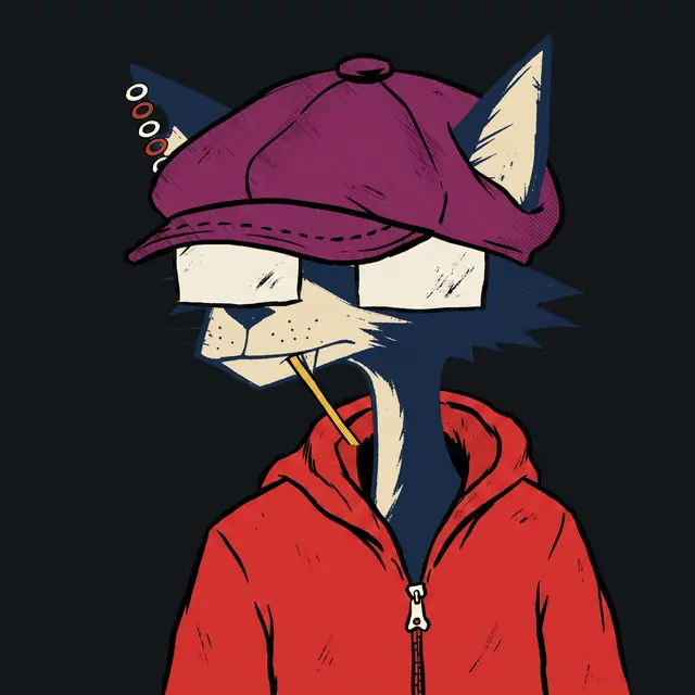 Broker #1394, a screenprinted alley cat.