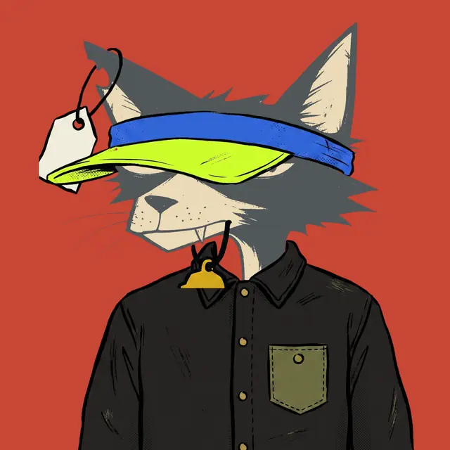Broker #1395, a screenprinted alley cat.