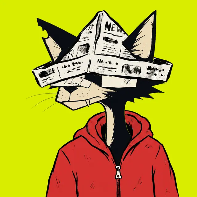 Broker #1406, a screenprinted alley cat.