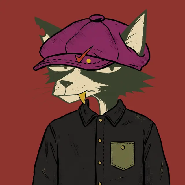 Broker #1418, a screenprinted alley cat.