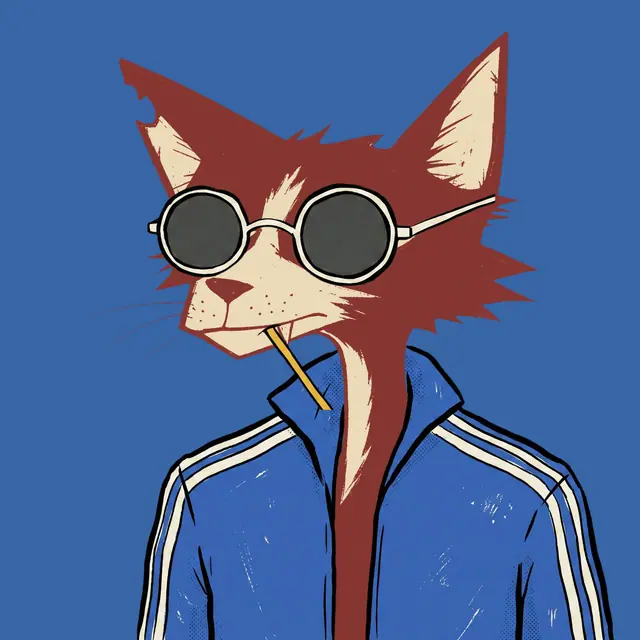 Broker #1460, a screenprinted alley cat.