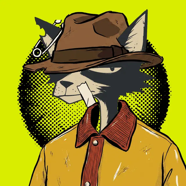 Broker #1463, a screenprinted alley cat.