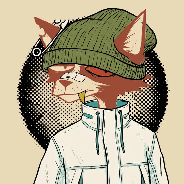 Broker #1465, a screenprinted alley cat.