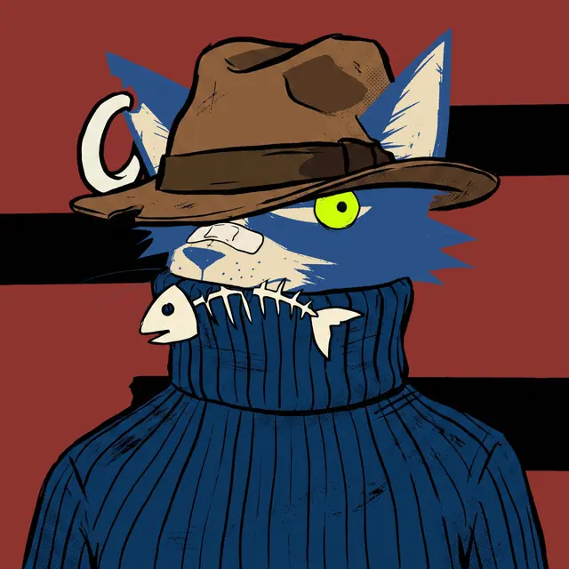 Broker #1478, a screenprinted alley cat.