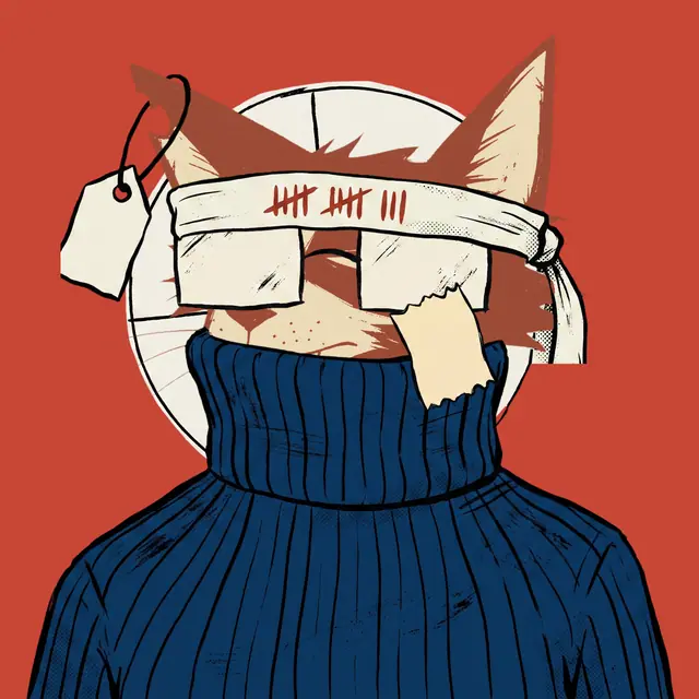 Broker #1479, a screenprinted alley cat.