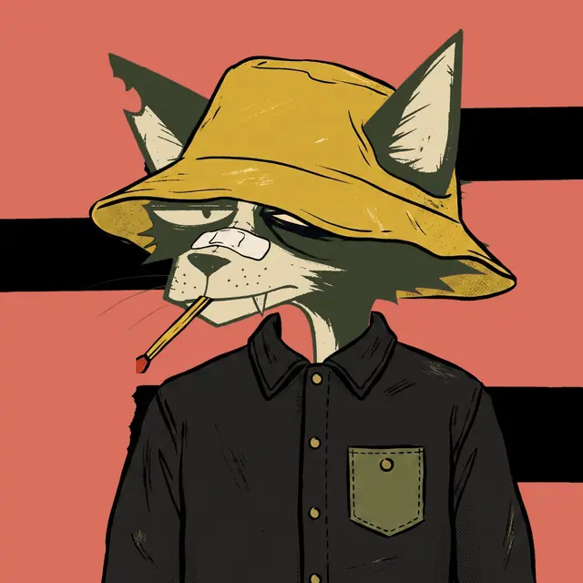 Broker #1482, a screenprinted alley cat.