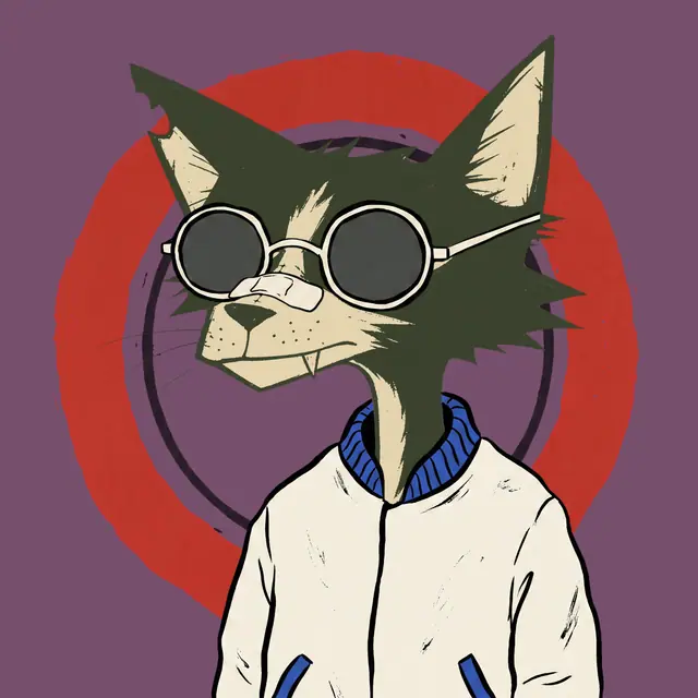 Broker #1488, a screenprinted alley cat.