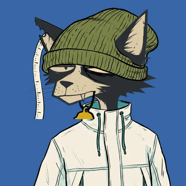Broker #1512, a screenprinted alley cat.