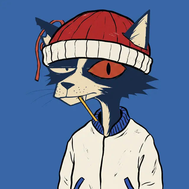 Broker #0152, a screenprinted alley cat.