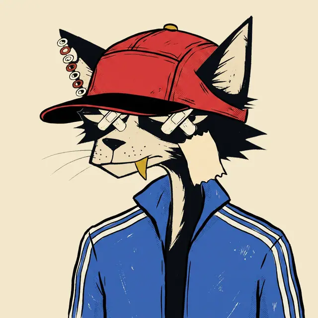 Broker #1528, a screenprinted alley cat.