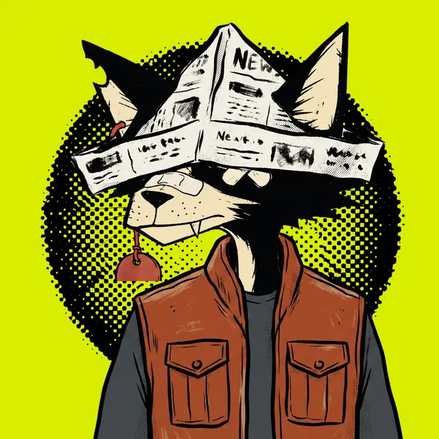 Broker #1531, a screenprinted alley cat.
