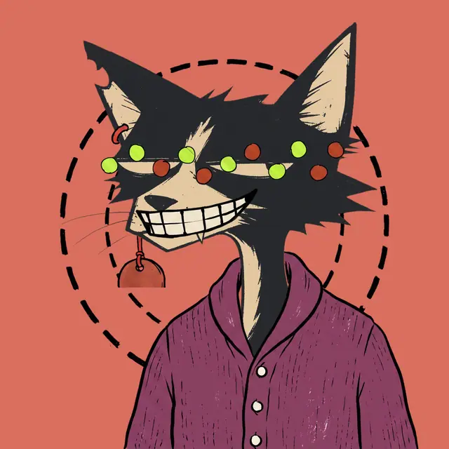 Broker #1538, a screenprinted alley cat.