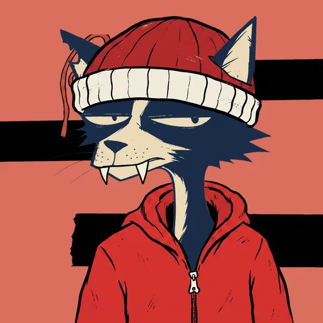 Broker #1540, a screenprinted alley cat.