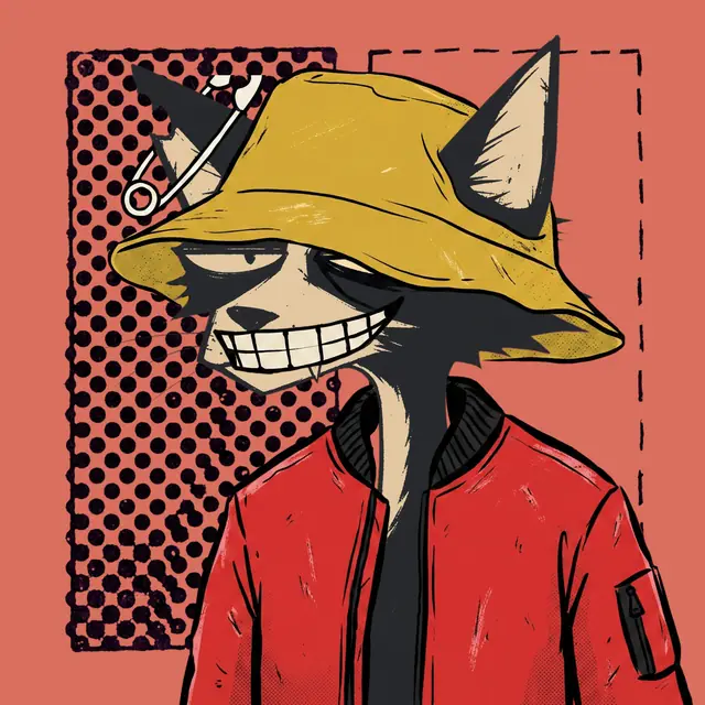 Broker #1555, a screenprinted alley cat.