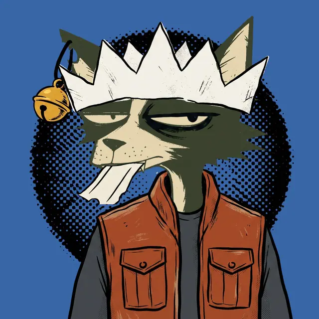 Broker #1556, a screenprinted alley cat.