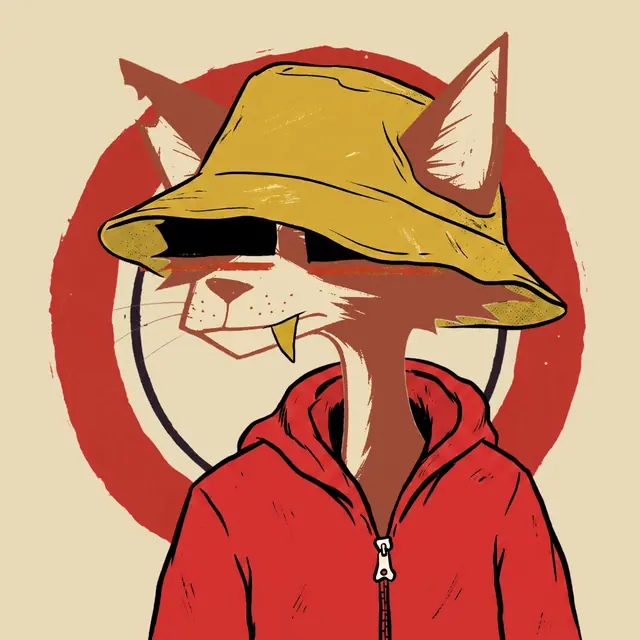 Broker #1577, a screenprinted alley cat.
