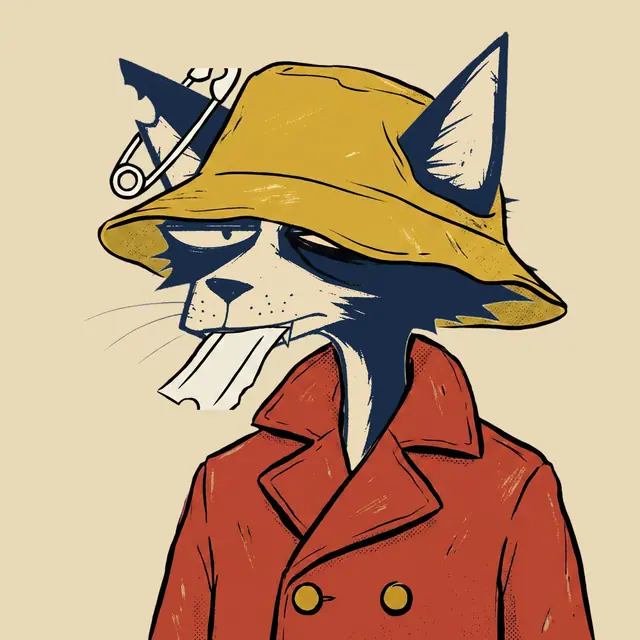 Broker #1578, a screenprinted alley cat.