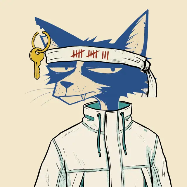 Broker #1589, a screenprinted alley cat.