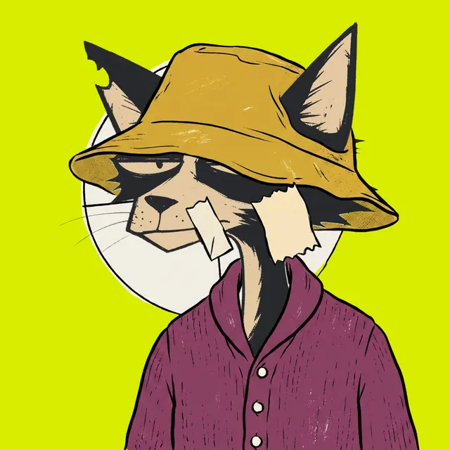 Broker #1599, a screenprinted alley cat.