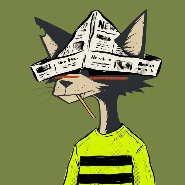 Broker #1609, a screenprinted alley cat.