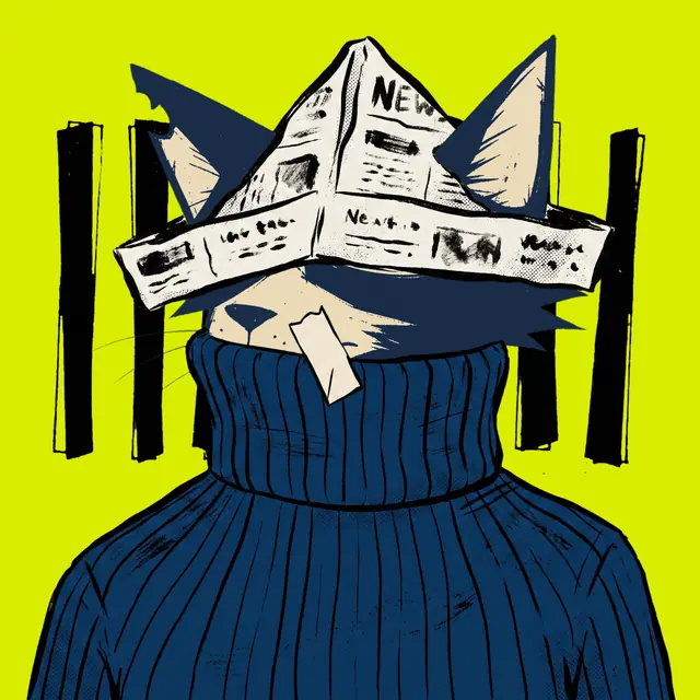 Broker #1635, a screenprinted alley cat.