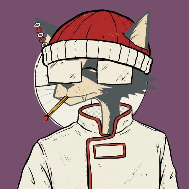 Broker #1653, a screenprinted alley cat.