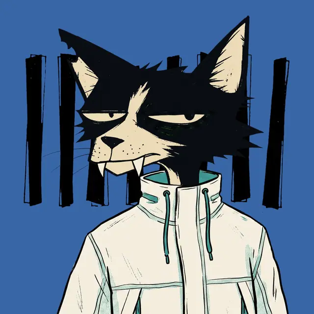 Broker #1662, a screenprinted alley cat.