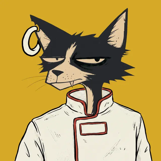 Broker #0167, a screenprinted alley cat.