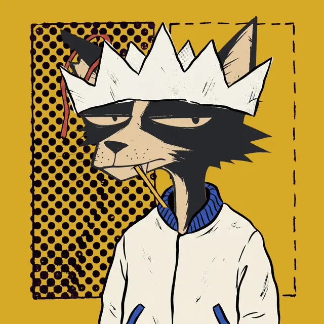 Broker #1692, a screenprinted alley cat.