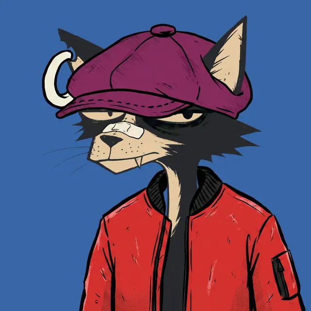 Broker #1699, a screenprinted alley cat.