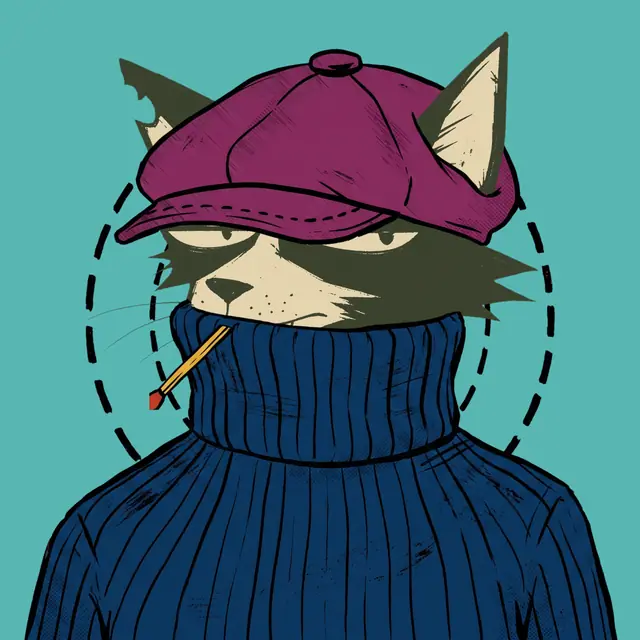 Broker #1729, a screenprinted alley cat.