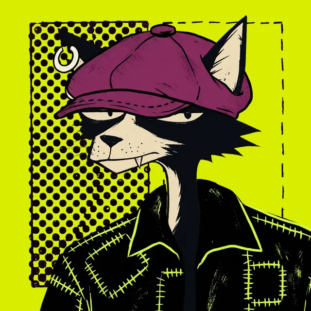 Broker #0173, a screenprinted alley cat.
