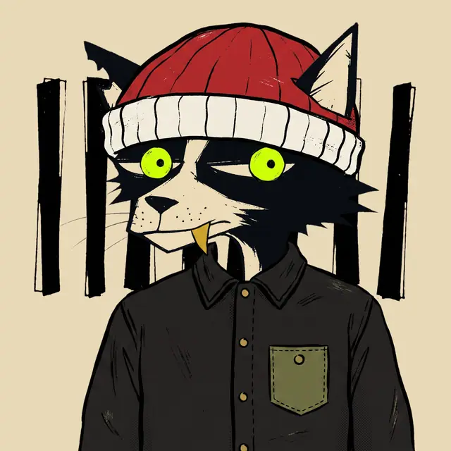 Broker #0174, a screenprinted alley cat.