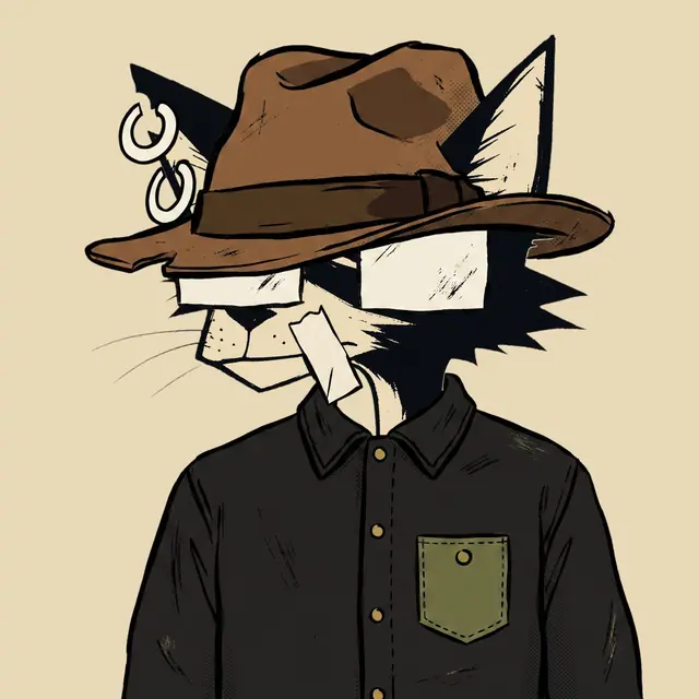 Broker #1740, a screenprinted alley cat.