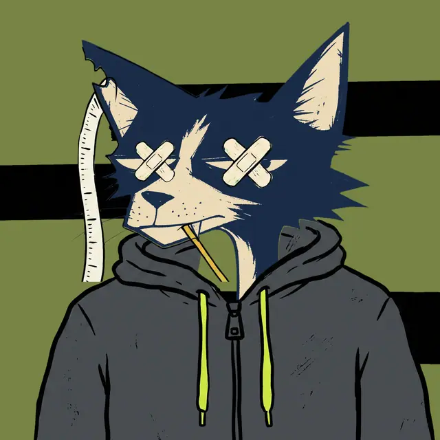 Broker #1751, a screenprinted alley cat.