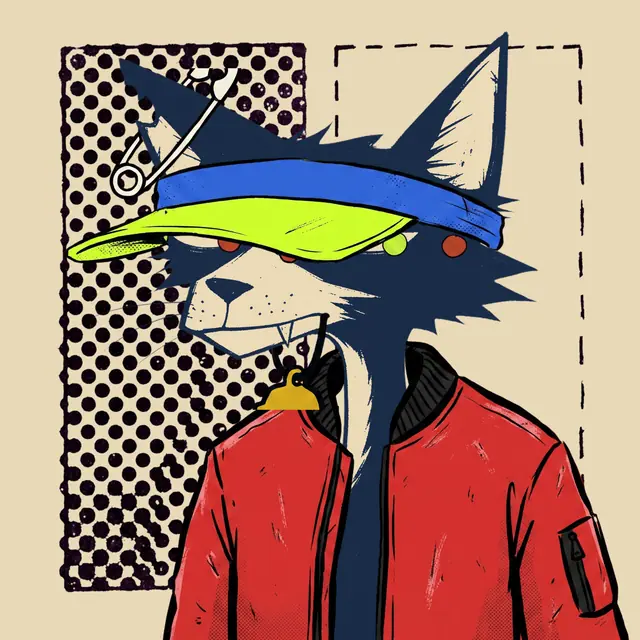 Broker #1753, a screenprinted alley cat.