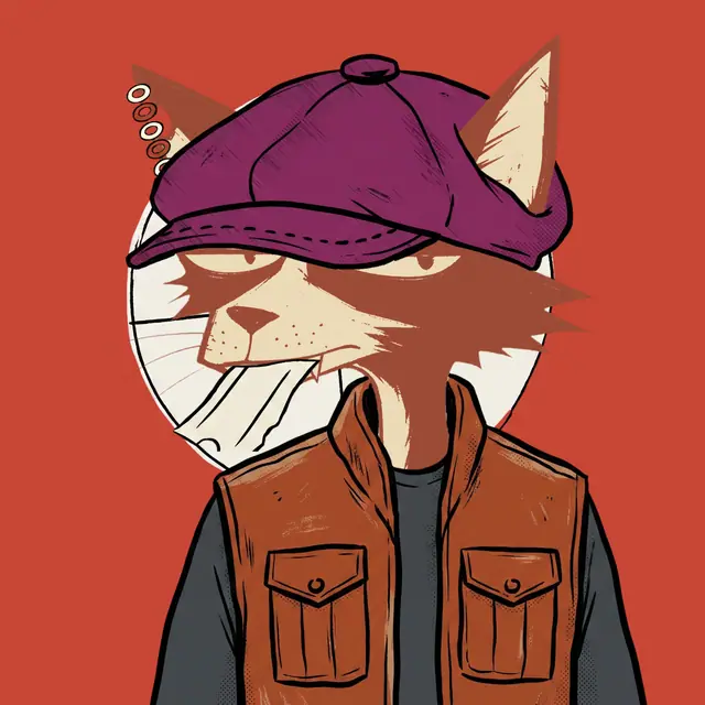 Broker #1788, a screenprinted alley cat.