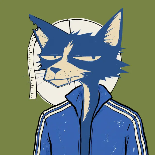 Broker #1790, a screenprinted alley cat.
