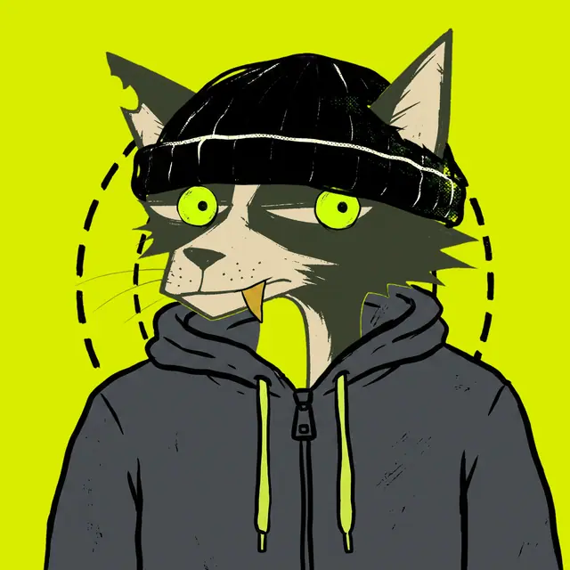 Broker #1797, a screenprinted alley cat.