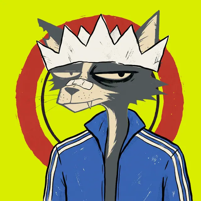 Broker #1800, a screenprinted alley cat.