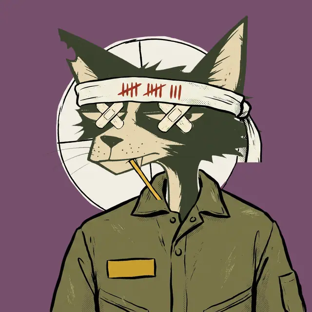 Broker #1809, a screenprinted alley cat.